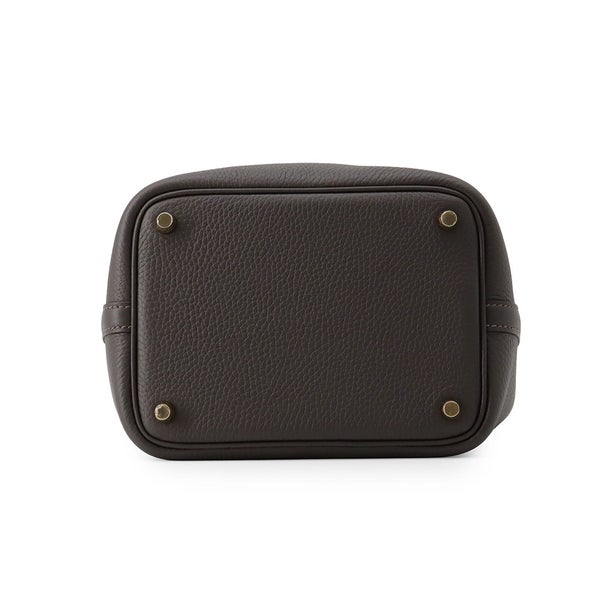 エルメス ハンドバッグ ピコタンロックPM ベブラン/ゴールド金具 トリヨンクレマンス G刻印 HERMES バイブルン