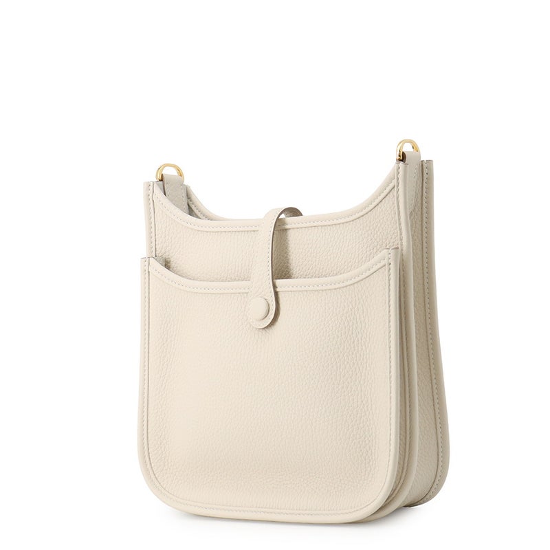 エルメス ショルダーバッグ エブリン3 23 クレ/ゴールド金具 トリヨンクレマンス G刻印 HERMES Evelyne