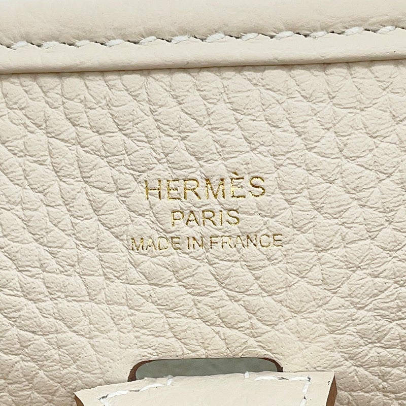 エルメス ショルダーバッグ エブリン3 23 クレ/ゴールド金具 トリヨンクレマンス G刻印 HERMES Evelyne