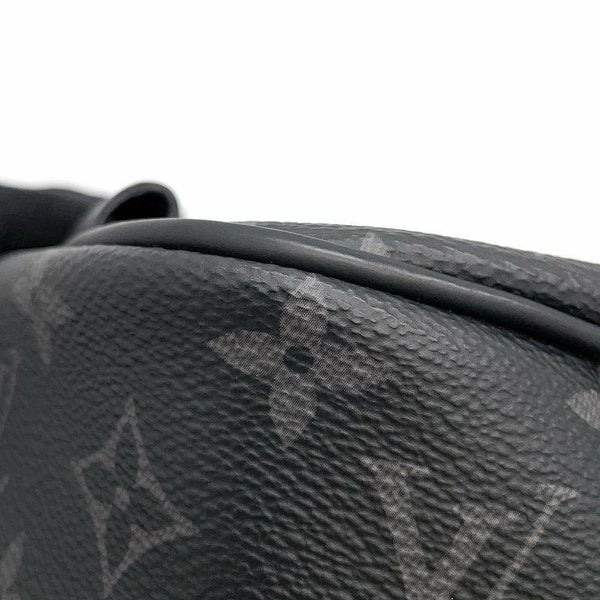 ルイヴィトン ボディバッグ モノグラム・エクリプス バムバッグ M42906 LOUIS VUITTON クラッチ ウエストポーチ 黒 ブラック