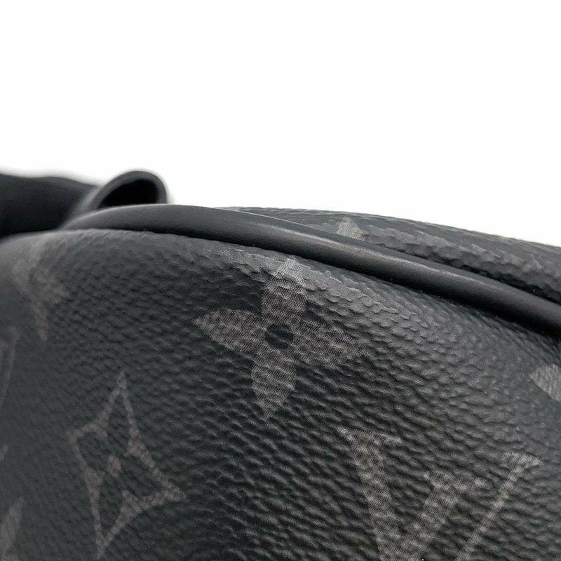 ルイヴィトン ボディバッグ モノグラム・エクリプス バムバッグ M42906 LOUIS VUITTON クラッチ ウエストポーチ 黒 ブラック