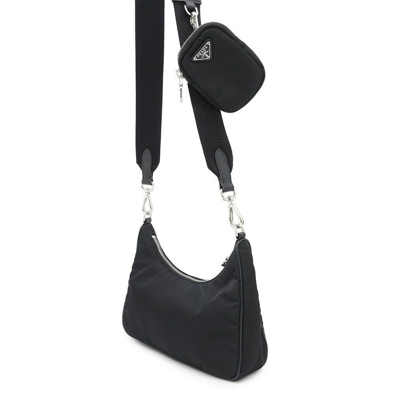 プラダ ショルダーバッグ Re-Edition 2005 Re-Nylon ナイロン 1BH204 PRADA 黒