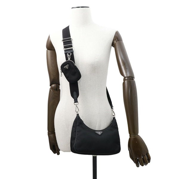 プラダ ショルダーバッグ Re-Edition 2005 Re-Nylon ナイロン 1BH204 PRADA 黒