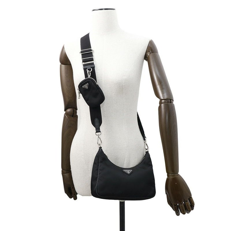 プラダ ショルダーバッグ Re-Edition 2005 Re-Nylon ナイロン 1BH204 PRADA 黒