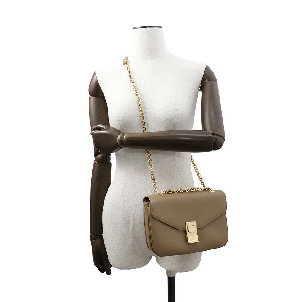 CELINE セリーヌ/Cミディアム /187253/S・C******/ABランク/09【中古】 セリーヌ チェーンショルダーバッグ Cミディアム カーフレザー 187253