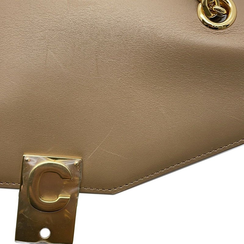 セリーヌ チェーンショルダーバッグ Cミディアム カーフレザー 187253 CELINE バッグ