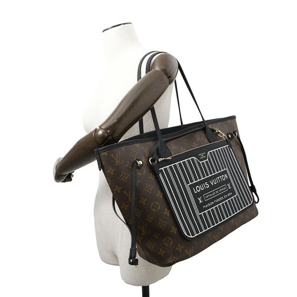 ルイヴィトン トートバッグ モノグラム ネヴァーフル・インサイドアウトMM M11946 リバーシブル ヴィトン ノワール