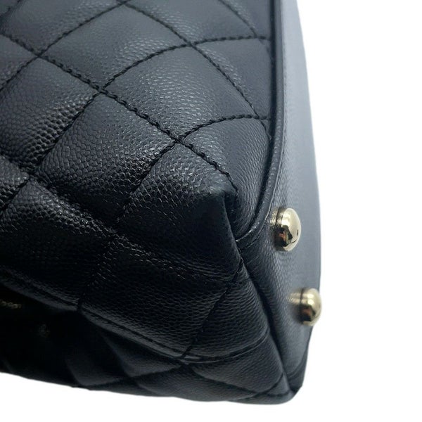 シャネル ハンドバッグ マトラッセ ココマーク ココハンドル XS キャビアスキン A92990 CHANEL 2wayショルダーバッグ 黒