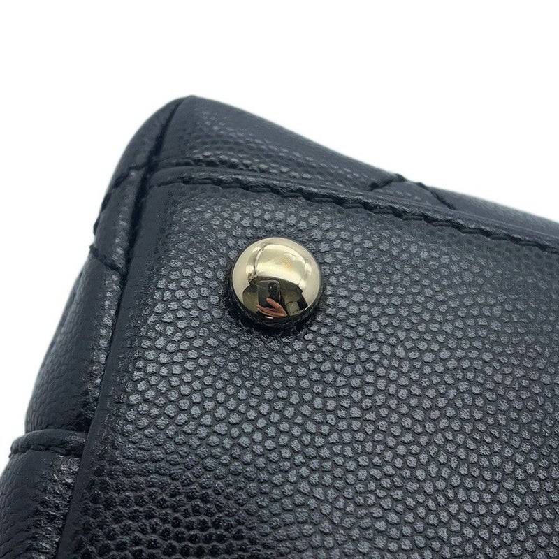 シャネル ハンドバッグ マトラッセ ココマーク ココハンドル XS キャビアスキン A92990 CHANEL 2wayショルダーバッグ 黒