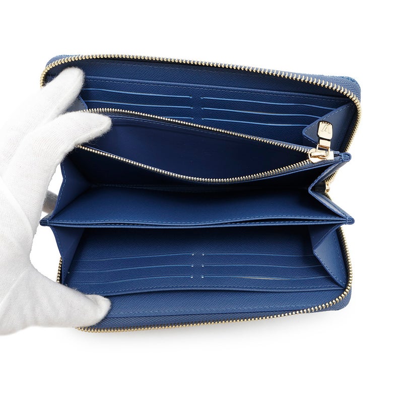ルイヴィトン 長財布 モノグラム・チェリー デニム LV × TM ジッピー・ウォレット M23161 村上隆コラボ