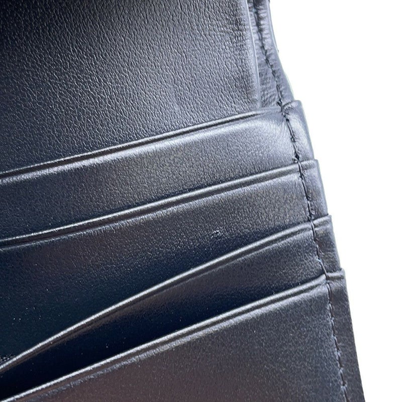 シャネル 二つ折り財布 ココマーク マトラッセ スモールウォレット AP4381 CHANEL 黒