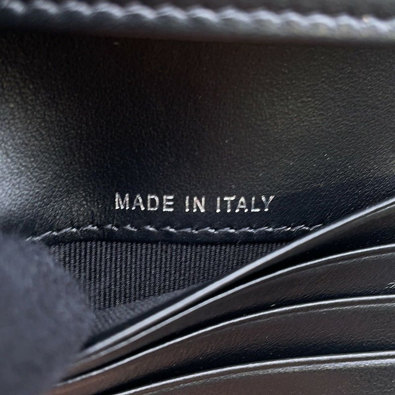 シャネル 二つ折り財布 ココマーク マトラッセ スモールウォレット AP4381 CHANEL 黒