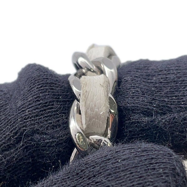 シャネル チェーンウォレット マトラッセ ココマーク ツイード レザー CHANEL 財布 白