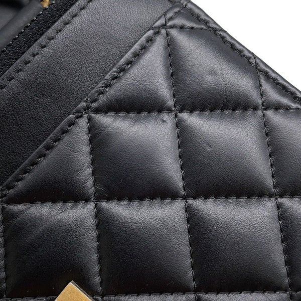 シャネル チェーンウォレット 2.55 ヴィンテージカーフスキン CHANEL 財布 バッグ 黒