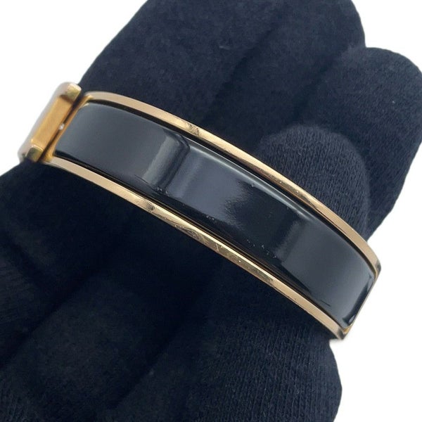 エルメス ブレスレット クリック H クリッククラックPM ブラック/ゴールド金具/ピンクゴールド金具 HERMES 黒