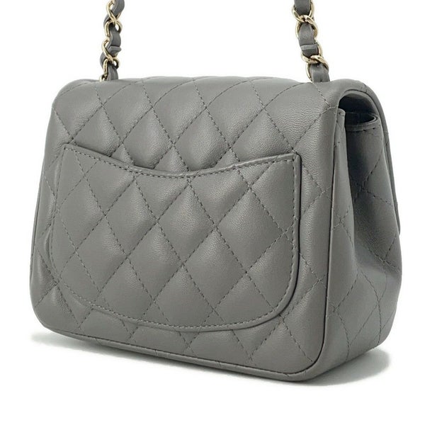 シャネル チェーンショルダーバッグ マトラッセ ココマーク ラムスキン ミニマトラッセ A35200 CHANEL シングルチェーン