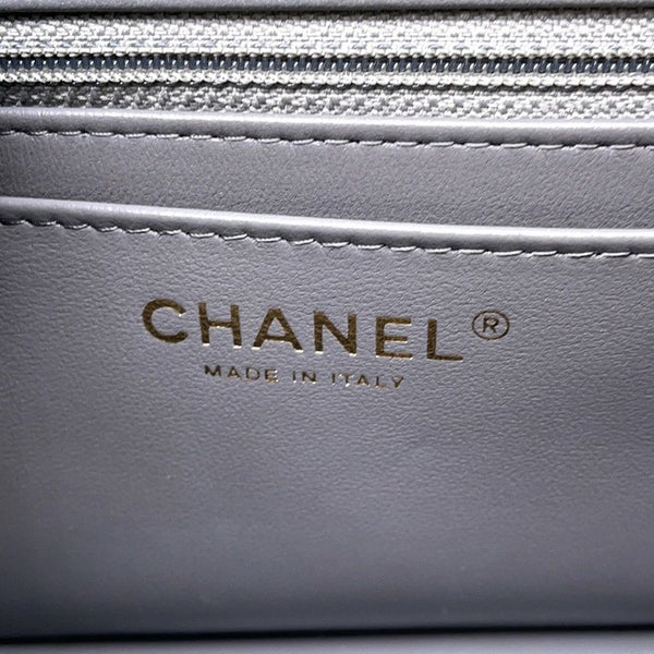 シャネル チェーンショルダーバッグ マトラッセ ココマーク ラムスキン ミニマトラッセ A35200 CHANEL シングルチェーン