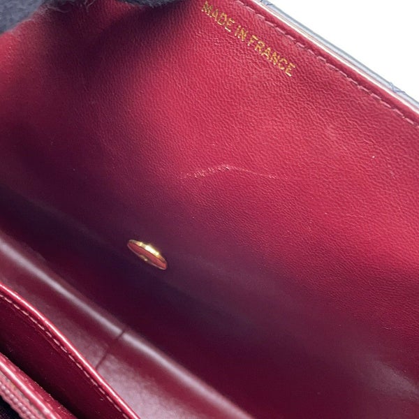 シャネル チェーンショルダーバッグ デカマトラッセ34 ココマーク ラムスキン A01094 CHANEL 黒