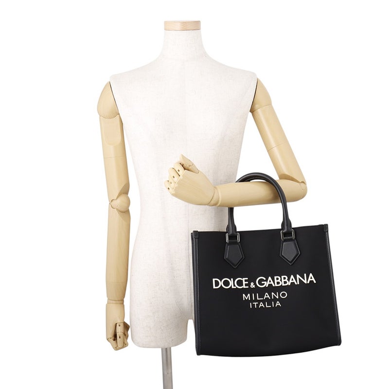 ドルチェ＆ガッバーナ トートバッグ ロゴ ナイロン BM2012AG182 DOLCE&GABBANA ２wayショルダー 黒