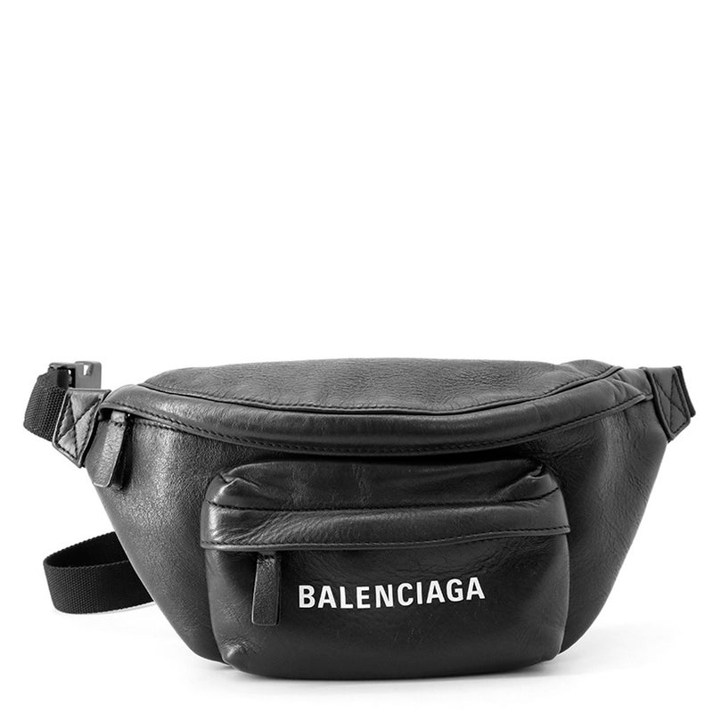 バレンシアガ ボディバッグ エブリデイ ウエストバッグ XS レザー 579617 BALENCIAGA 黒