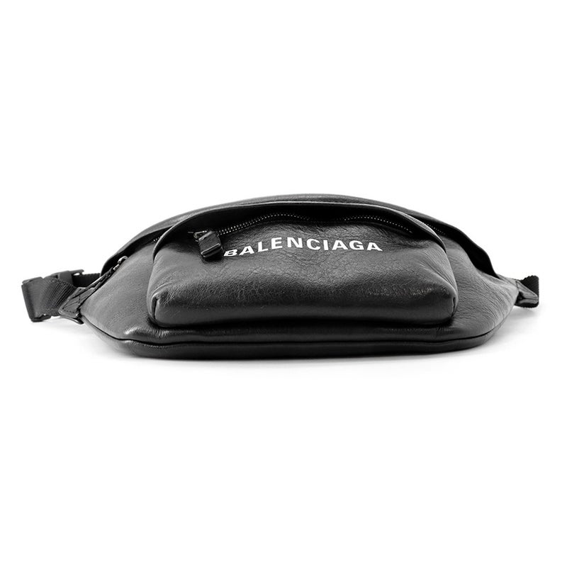 バレンシアガ ボディバッグ エブリデイ ウエストバッグ XS レザー 579617 BALENCIAGA 黒