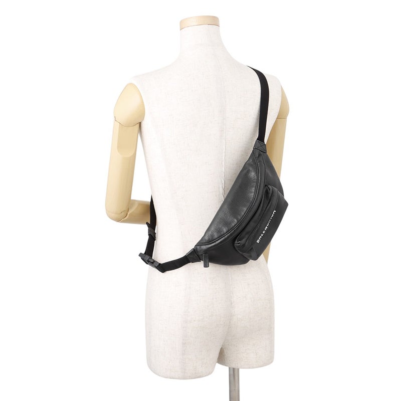 バレンシアガ ボディバッグ エブリデイ ウエストバッグ XS レザー 579617 BALENCIAGA 黒