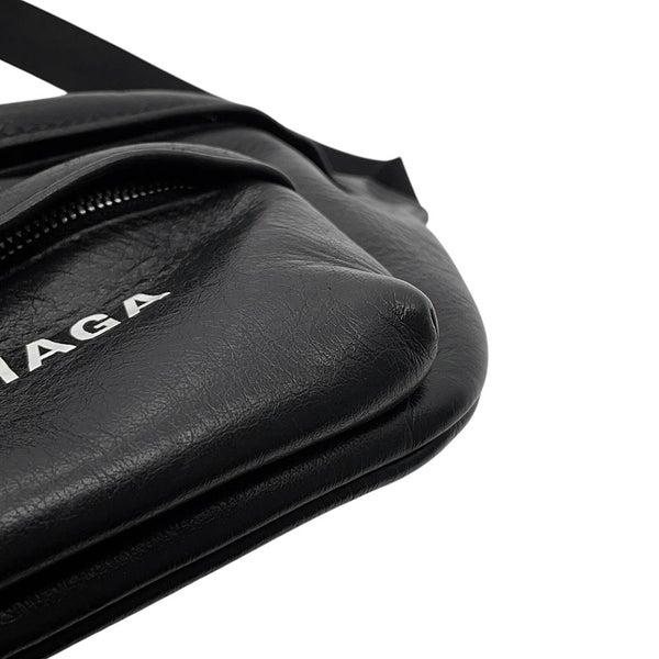バレンシアガ ボディバッグ エブリデイ ウエストバッグ XS レザー 579617 BALENCIAGA 黒