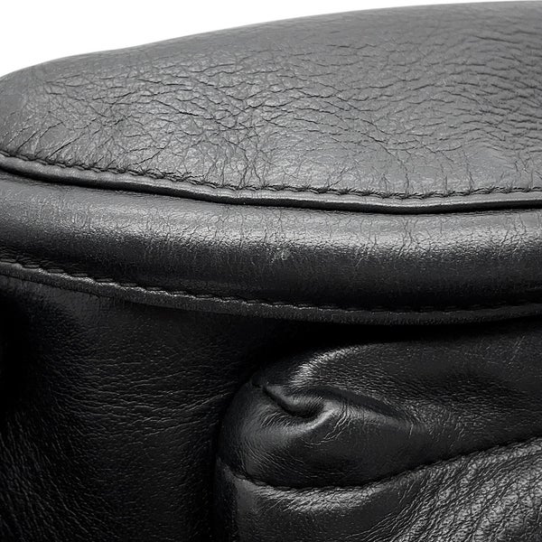 バレンシアガ ボディバッグ エブリデイ ウエストバッグ XS レザー 579617 BALENCIAGA 黒