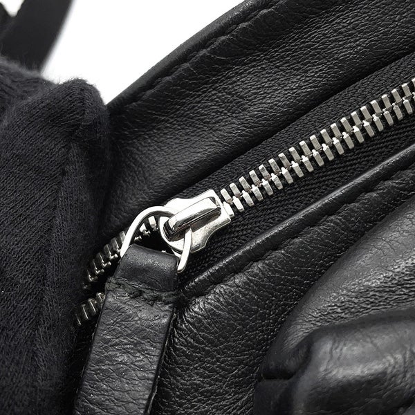 バレンシアガ ボディバッグ エブリデイ ウエストバッグ XS レザー 579617 BALENCIAGA 黒