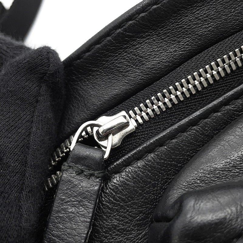 バレンシアガ ボディバッグ エブリデイ ウエストバッグ XS レザー 579617 BALENCIAGA 黒