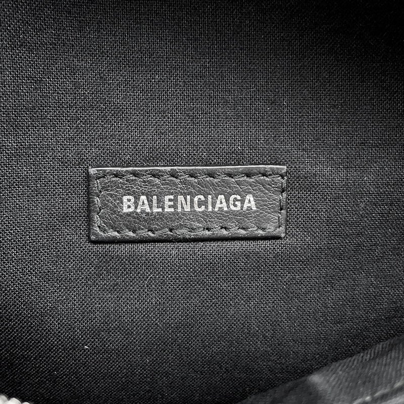 バレンシアガ ボディバッグ エブリデイ ウエストバッグ XS レザー 579617 BALENCIAGA 黒