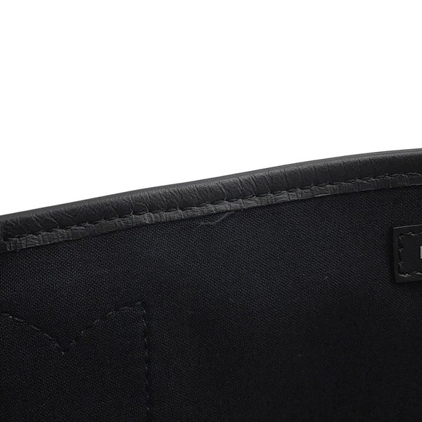 バレンシアガ トートバッグ ネイビーカバス S ポーチ付 339933 BALENCIAGA 白 黒