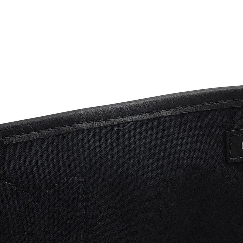 バレンシアガ トートバッグ ネイビーカバス S ポーチ付 339933 BALENCIAGA 白 黒