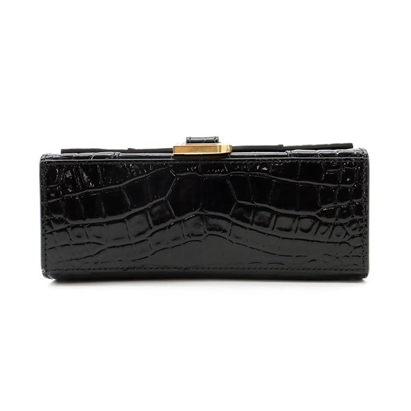 バレンシアガ ハンドバッグ アワーグラス XS 型押しレザー 592833 BALENCIAGA 2wayショルダーバッグ 黒
