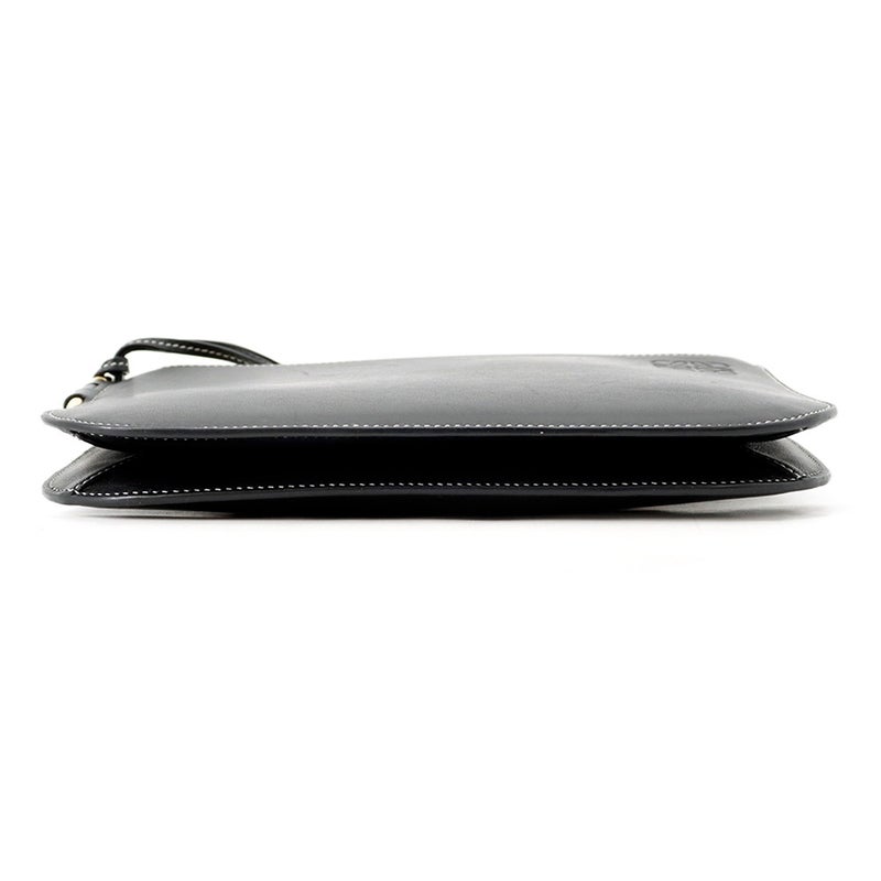 ロエベ ショルダーバッグ ゲート ダブルジップ ポーチ 113.54.Z43 LOEWE バッグ 黒