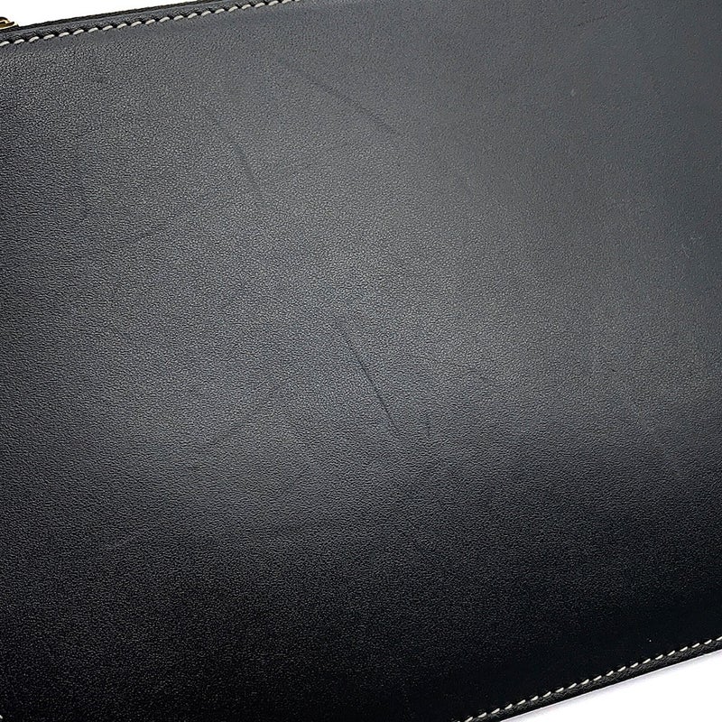ロエベ ショルダーバッグ ゲート ダブルジップ ポーチ 113.54.Z43 LOEWE バッグ 黒