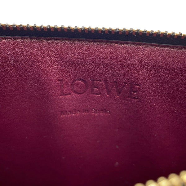 ロエベ ショルダーバッグ ゲート ダブルジップ ポーチ 113.54.Z43 LOEWE バッグ 黒