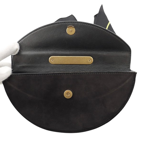 バレンシアガ ハンドバッグ オペラ スカーフ スエード 570030 BALENCIAGA BAG クラッチ 黒