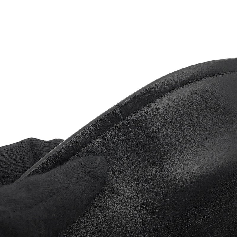 プラダ ショルダーバッグ Re-Nylon ナイロン ブラッシュドレザー 1BD295 PRADA 黒