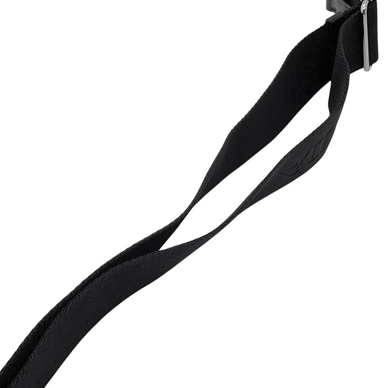 プラダ ショルダーバッグ Re-Nylon ナイロン ブラッシュドレザー 1BD295 PRADA 黒