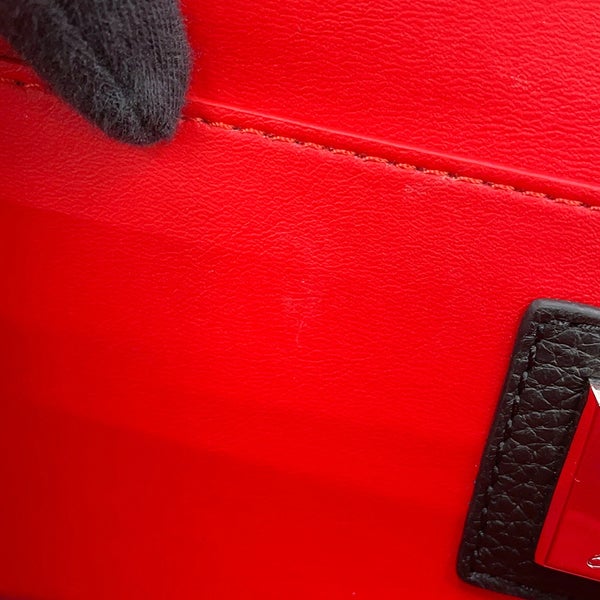 クリスチャン・ルブタン ハンドバッグ ルビルゥ ミディアム レザー 1185086 Christian Louboutin 黒 2way