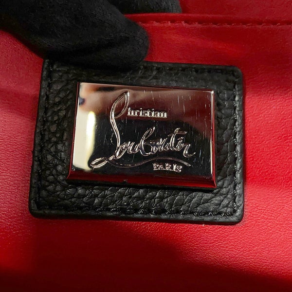 クリスチャン・ルブタン ハンドバッグ ルビルゥ ミディアム レザー 1185086 Christian Louboutin 黒 2way