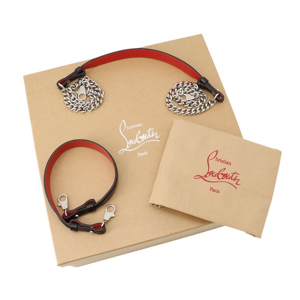クリスチャン・ルブタン ハンドバッグ ルビルゥ ミディアム レザー 1185086 Christian Louboutin 黒 2way