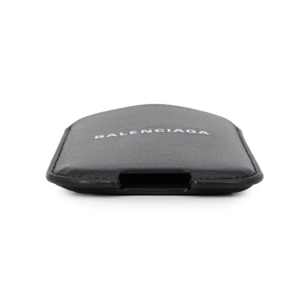 バレンシアガ フォンホルダー レザー 718495 BALENCIAGA スマホポーチ 黒