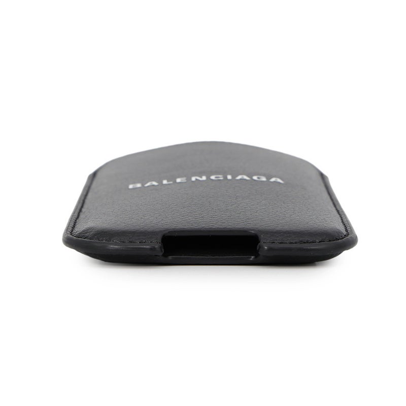 バレンシアガ フォンホルダー レザー 718495 BALENCIAGA スマホポーチ 黒