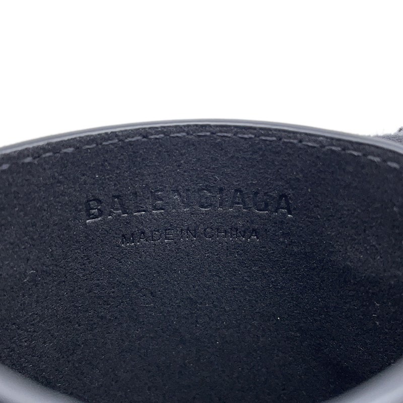 バレンシアガ フォンホルダー レザー 718495 BALENCIAGA スマホポーチ 黒
