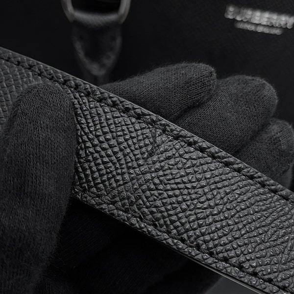 バーバリー ビジネスバッグ エインズワース 2WAYブリーフケース カーフグレインレザー 8014265 BURBERRY 黒 メンズ