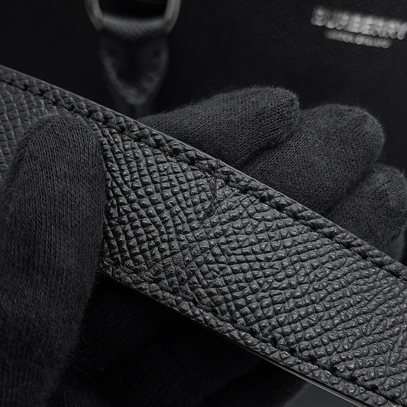 バーバリー ビジネスバッグ エインズワース 2WAYブリーフケース カーフグレインレザー 8014265 BURBERRY 黒 メンズ