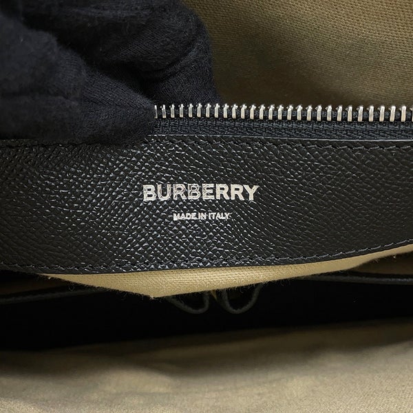 バーバリー ビジネスバッグ エインズワース 2WAYブリーフケース カーフグレインレザー 8014265 BURBERRY 黒 メンズ