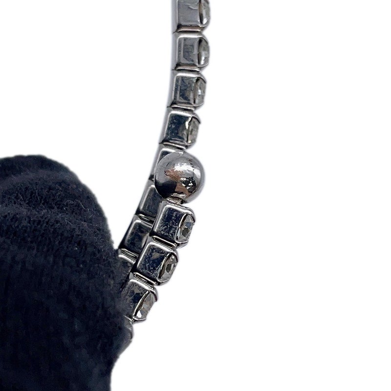 ミュウミュウ チョーカー ロゴ ラインストーン 5JC871 Miu Miu ネックレス アクセサリー